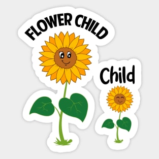 Flower Child & Child Sticker